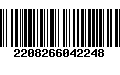 Código de Barras 2208266042248