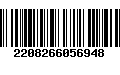 Código de Barras 2208266056948