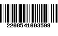 Código de Barras 2208541003599