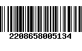 Código de Barras 2208658005134