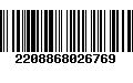 Código de Barras 2208868026769