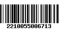 Código de Barras 2210055006713