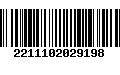 Código de Barras 2211102029198