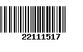 Código de Barras 22111517