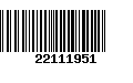 Código de Barras 22111951