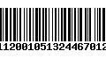 Código de Barras 2211200105132446701251