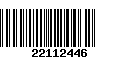 Código de Barras 22112446