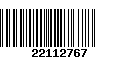 Código de Barras 22112767