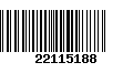 Código de Barras 22115188