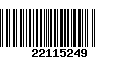 Código de Barras 22115249