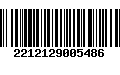 Código de Barras 2212129005486