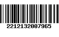 Código de Barras 2212132007965