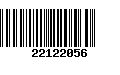 Código de Barras 22122056