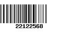 Código de Barras 22122568