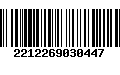 Código de Barras 2212269030447