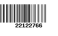 Código de Barras 22122766