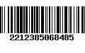 Código de Barras 2212385068485