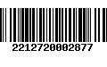 Código de Barras 2212720002877