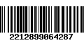 Código de Barras 2212899064287