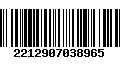 Código de Barras 2212907038965