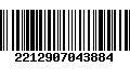 Código de Barras 2212907043884