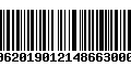 Código de Barras 221313721062019012148663000000000003