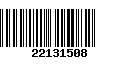 Código de Barras 22131508