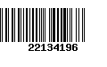 Código de Barras 22134196