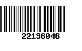 Código de Barras 22136046