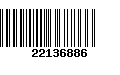 Código de Barras 22136886