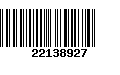 Código de Barras 22138927