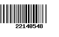 Código de Barras 22140548