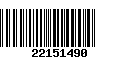 Código de Barras 22151490