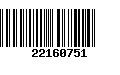 Código de Barras 22160751