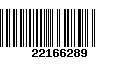 Código de Barras 22166289