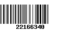 Código de Barras 22166340