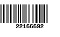 Código de Barras 22166692