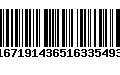 Código de Barras 2216719143651633549362