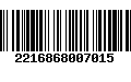 Código de Barras 2216868007015