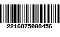 Código de Barras 2216875008456