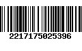 Código de Barras 2217175025396