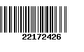 Código de Barras 22172426