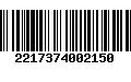 Código de Barras 2217374002150