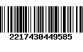 Código de Barras 2217430449585