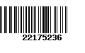 Código de Barras 22175236