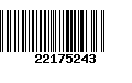 Código de Barras 22175243