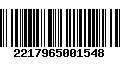 Código de Barras 2217965001548