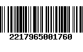 Código de Barras 2217965001760