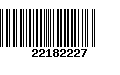 Código de Barras 22182227