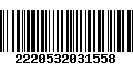 Código de Barras 2220532031558